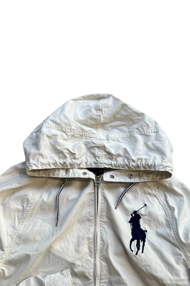 BIG PONY ZIP HOODIE JACKET 90'S Reissue / WHITE [SIZE: L USED]