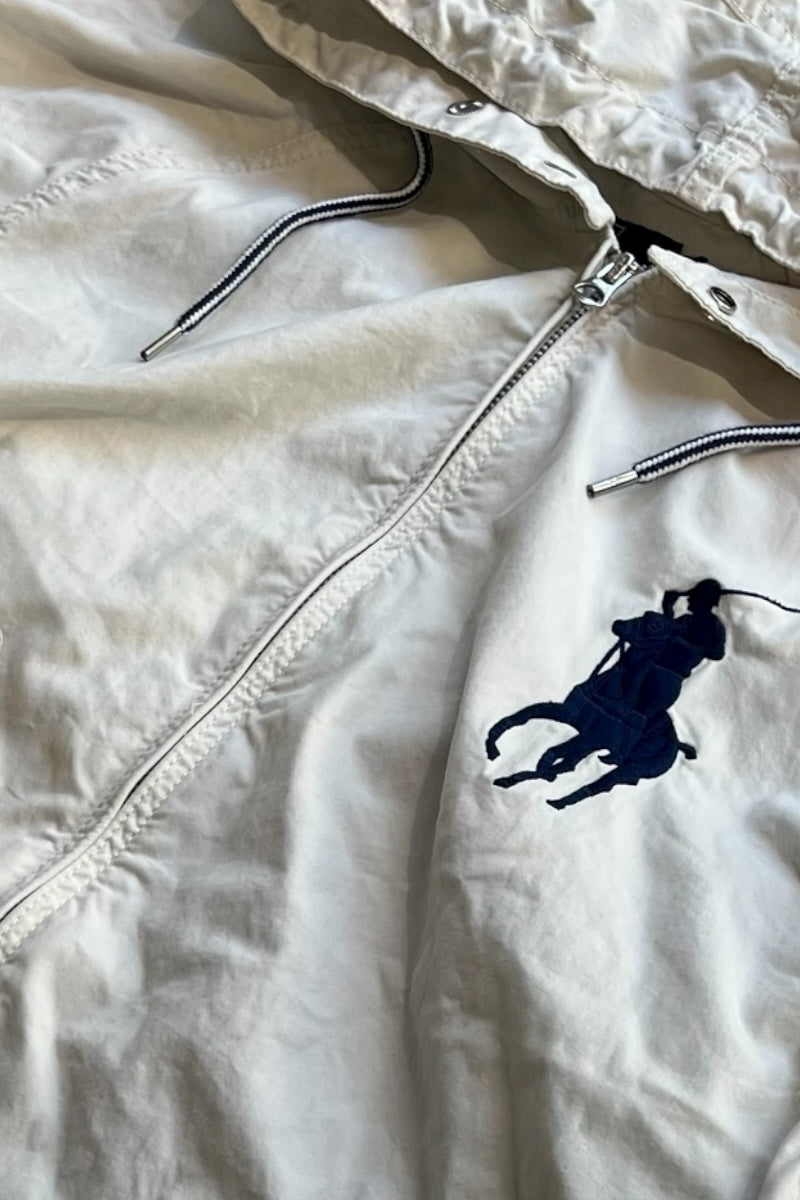 BIG PONY ZIP HOODIE JACKET 90'S Reissue / WHITE [SIZE: L USED]