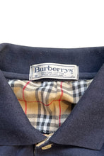 画像をギャラリービューアに読み込む, MADE IN ENGLAND 90&#39;S L/S POLO SHIRT / NAVY [SIZE: S USED]
