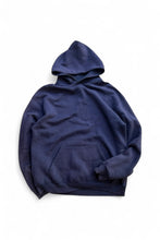 画像をギャラリービューアに読み込む, MADE IN USA 80&#39;S HOODIE SWEATSHIRT / NAVY [SIZE: L USED]
