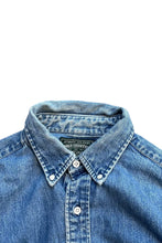 画像をギャラリービューアに読み込む, 90-92&#39;S L/S DENIM SHIRT / INDIGO [SIZE: M USED]
