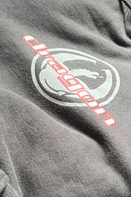 画像をギャラリービューアに読み込む, Y2K EARLY 00&#39;S LOGO SWEAT HOODIE / BLACK [SIZE: M USED]
