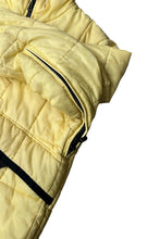 画像をギャラリービューアに読み込む, Y2K EARLY 00&#39;S RIP STOP ZIP NYLON PUFF JACKET / YELLOW [SIZE: S USED]
