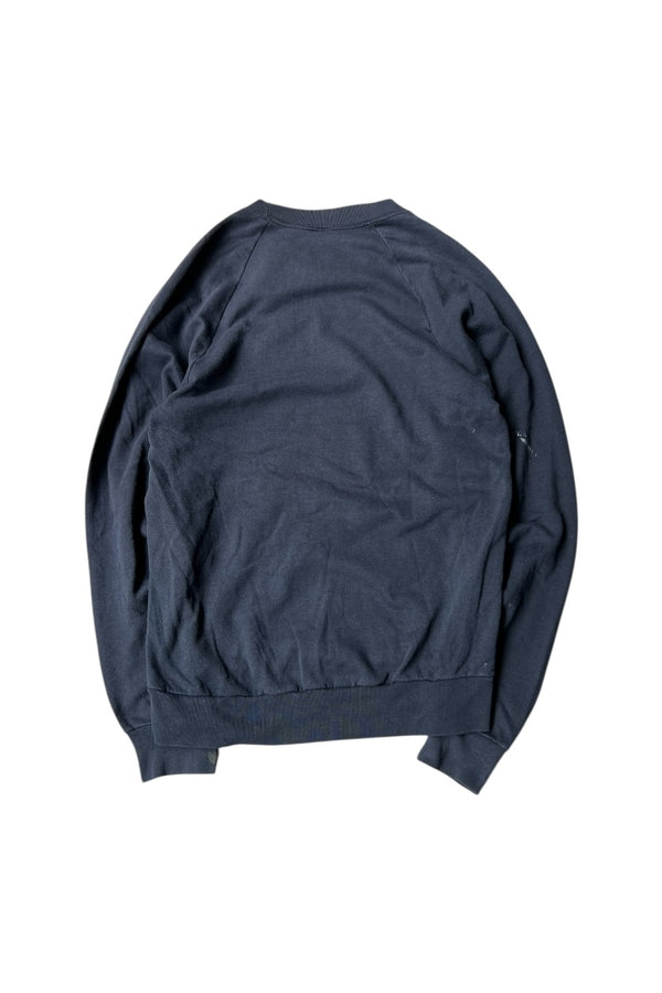 MADE IN USA 70'S OLDE IS A FOUR LETTER WORD MESSAGE SWEATSHIRT / BLACK [SIZE: XL USED]