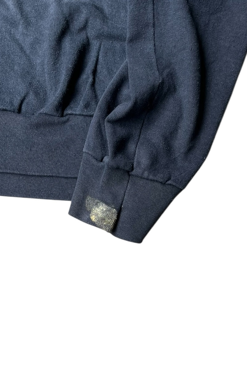 MADE IN USA 70'S OLDE IS A FOUR LETTER WORD MESSAGE SWEATSHIRT / BLACK [SIZE: XL USED]