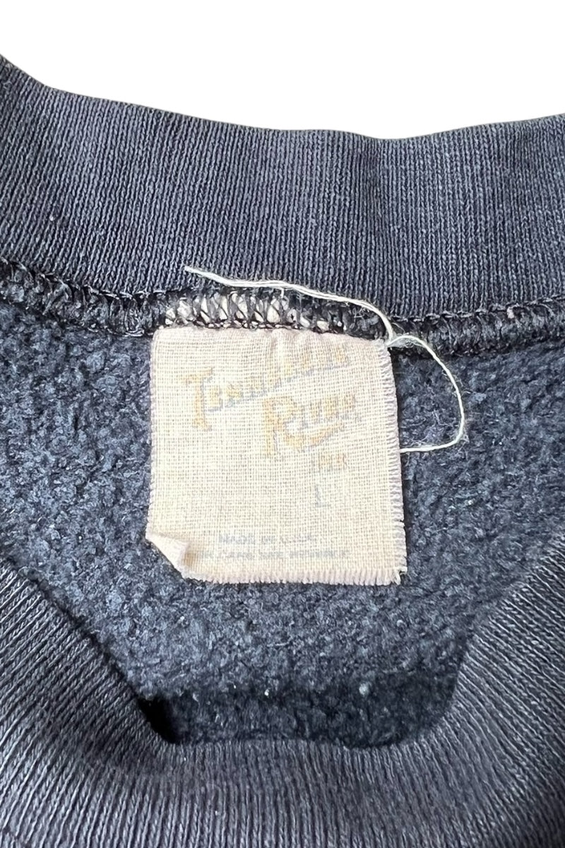 MADE IN USA 70'S OLDE IS A FOUR LETTER WORD MESSAGE SWEATSHIRT / BLACK [SIZE: XL USED]