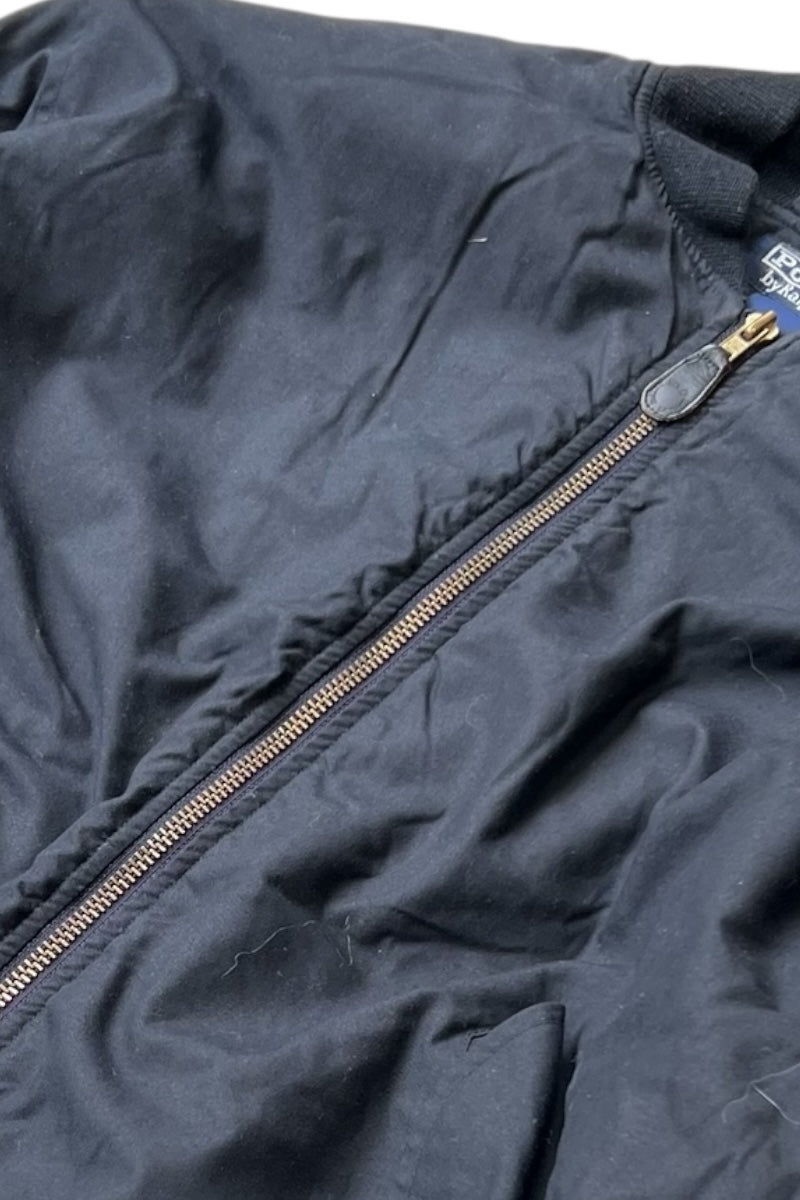 90'S MA-1 TYPE JACKET / BLACK [SIZE: L USED]