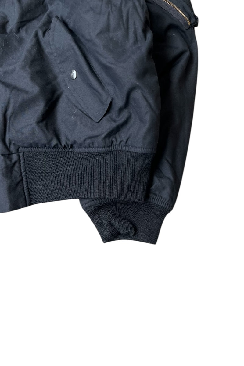 90'S MA-1 TYPE JACKET / BLACK [SIZE: L USED]