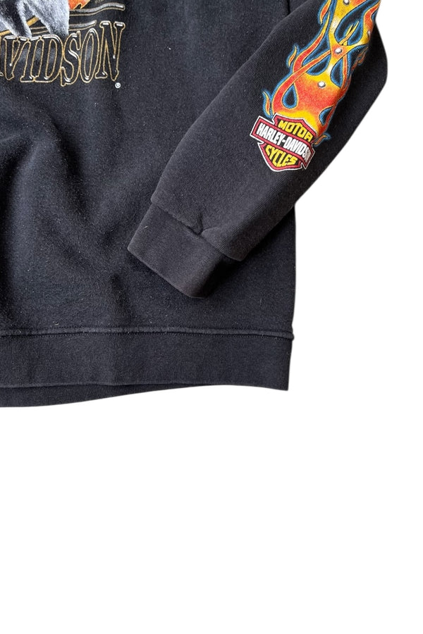 MADE IN CANADA 03'S FIRE FLAME SWEAT / BLACK [SIZE: L USED]