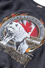 画像をギャラリービューアに読み込む, MADE IN CANADA 03&#39;S FIRE FLAME SWEAT / BLACK [SIZE: L USED]

