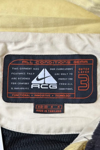 90'S OUTER LAYER 3 NYLON SHELL JACKET / BEIGE [SIZE: M USED]