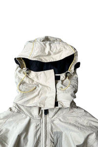 90'S OUTER LAYER 3 NYLON SHELL JACKET / BEIGE [SIZE: M USED]
