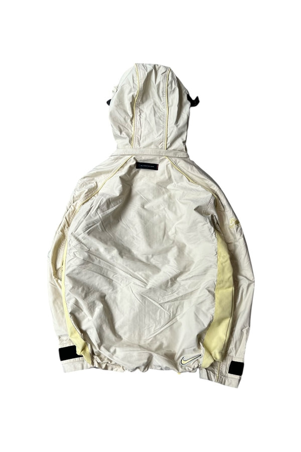 90'S OUTER LAYER 3 NYLON SHELL JACKET / BEIGE [SIZE: M USED]