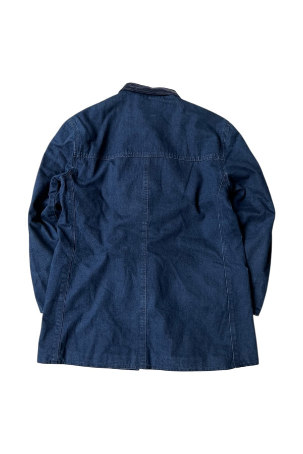 90'S DENIM FIREMAN JACKET / NAVY [SIZE: M USED]