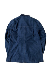 90'S DENIM FIREMAN JACKET / NAVY [SIZE: M USED]