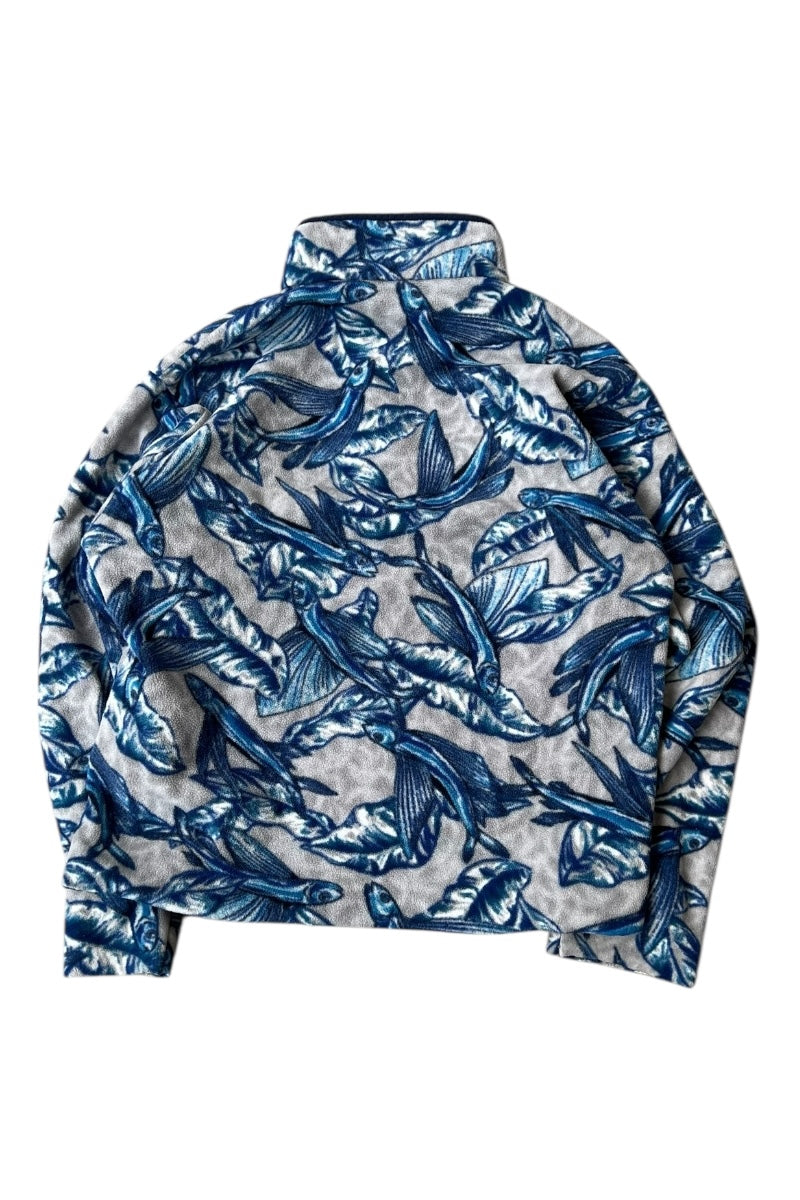 MADE IN MEXICO 16'S LIGHTWEIGHT SYNCHILLA T-SNAP FLEECE JACKET / BLUE [SIZE: S USED]