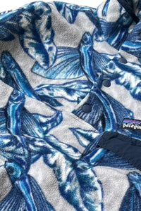 MADE IN MEXICO 16'S LIGHTWEIGHT SYNCHILLA T-SNAP FLEECE JACKET / BLUE [SIZE: S USED]