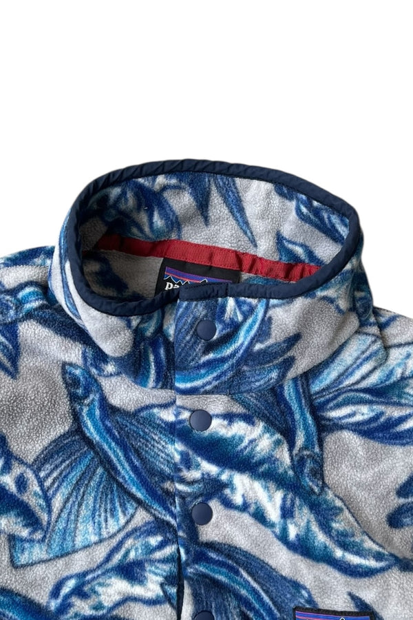 MADE IN MEXICO 16'S LIGHTWEIGHT SYNCHILLA T-SNAP FLEECE JACKET / BLUE [SIZE: S USED]