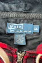 画像をギャラリービューアに読み込む, 90&#39;S EXCLUSIVE OF DECORATION CHECK SWEAT HOODIE / RED [SIZE: XL USED]
