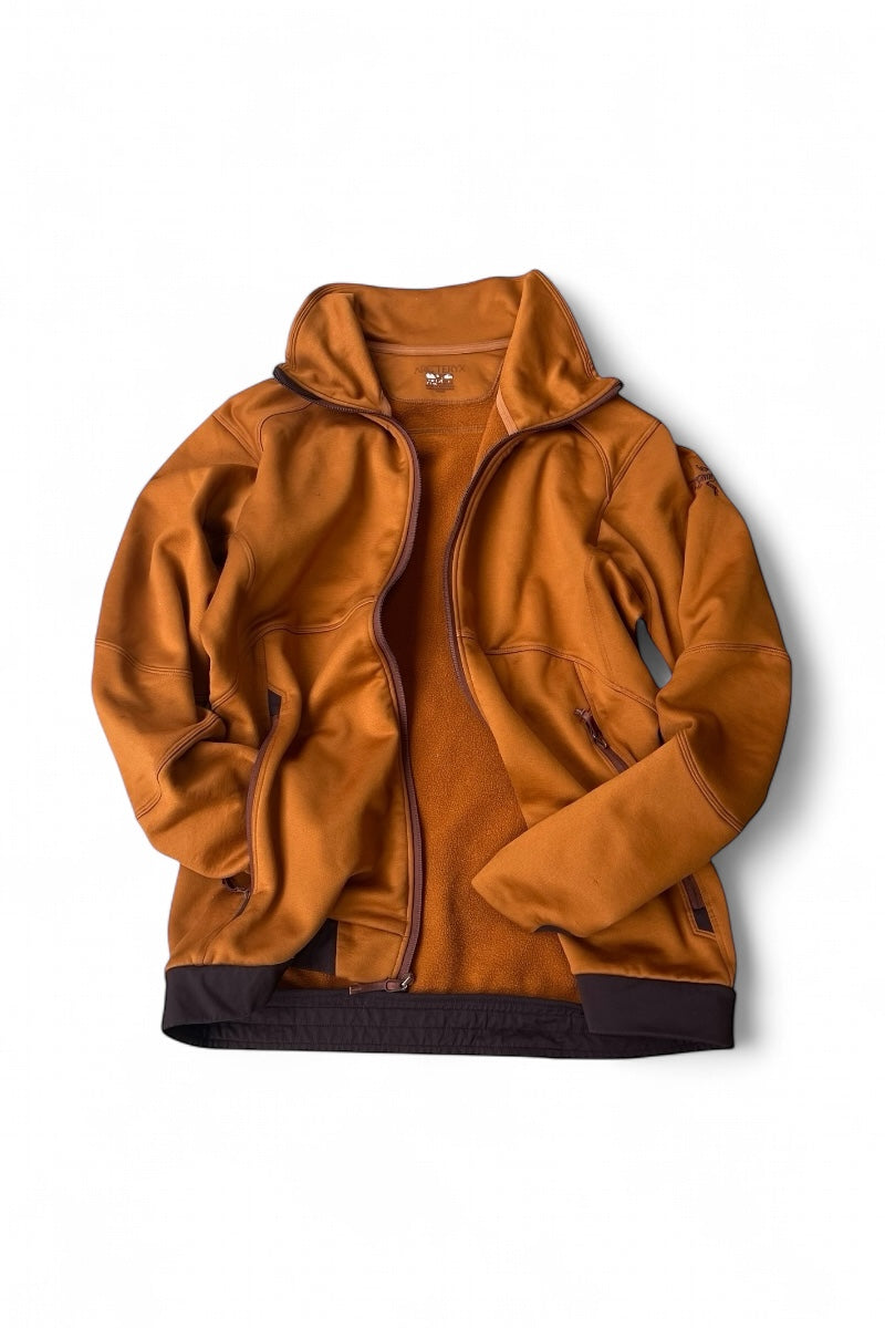 ZIP JACKET / BROWN [SIZE: L USED]