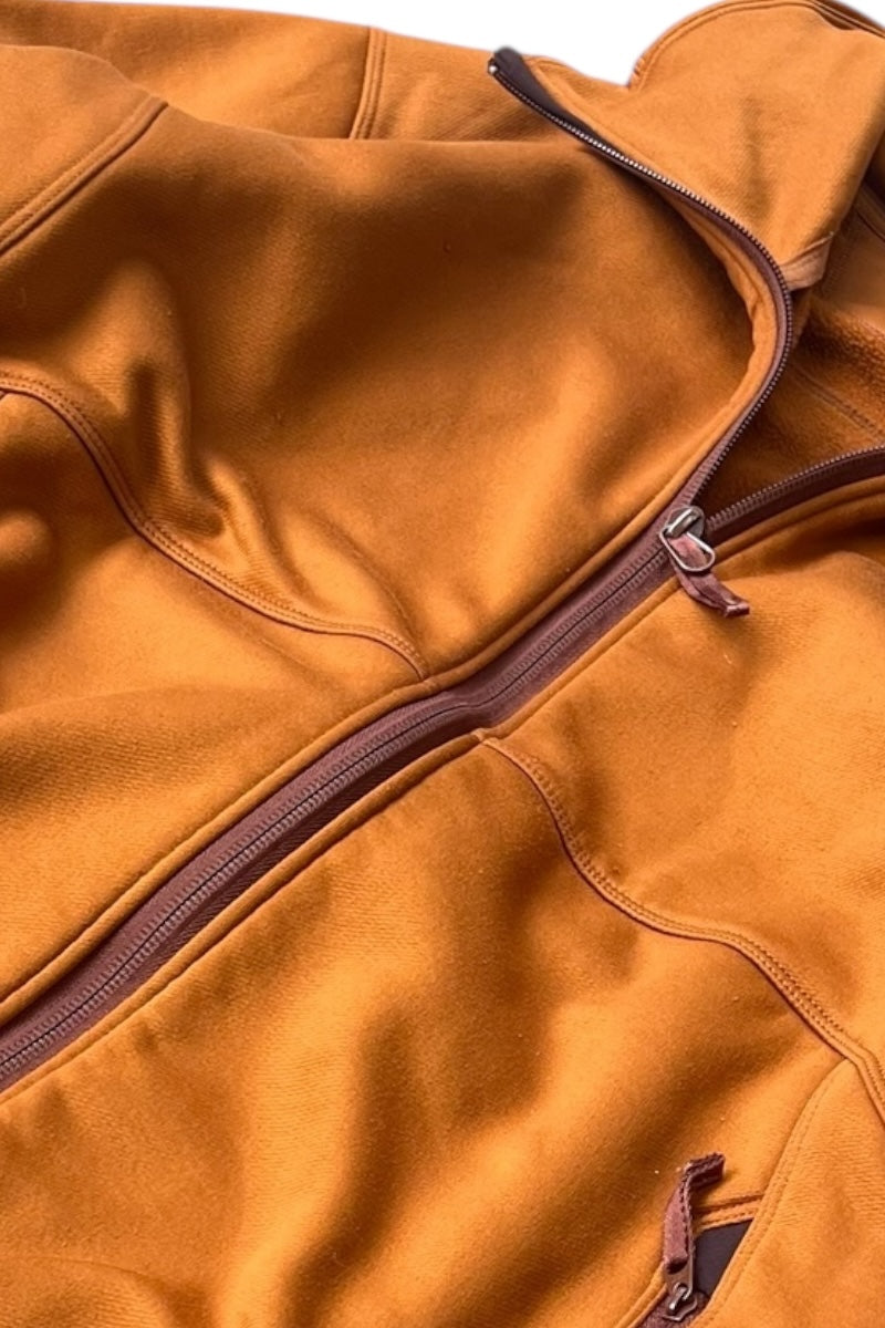 ZIP JACKET / BROWN [SIZE: L USED]