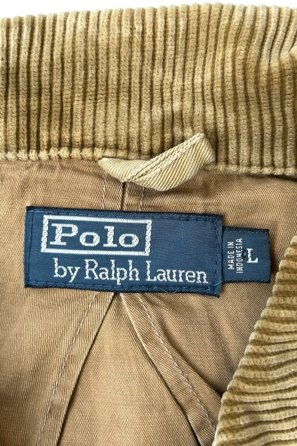 90s HUNTING JACKET / BEIGE [SIZE: L USED]