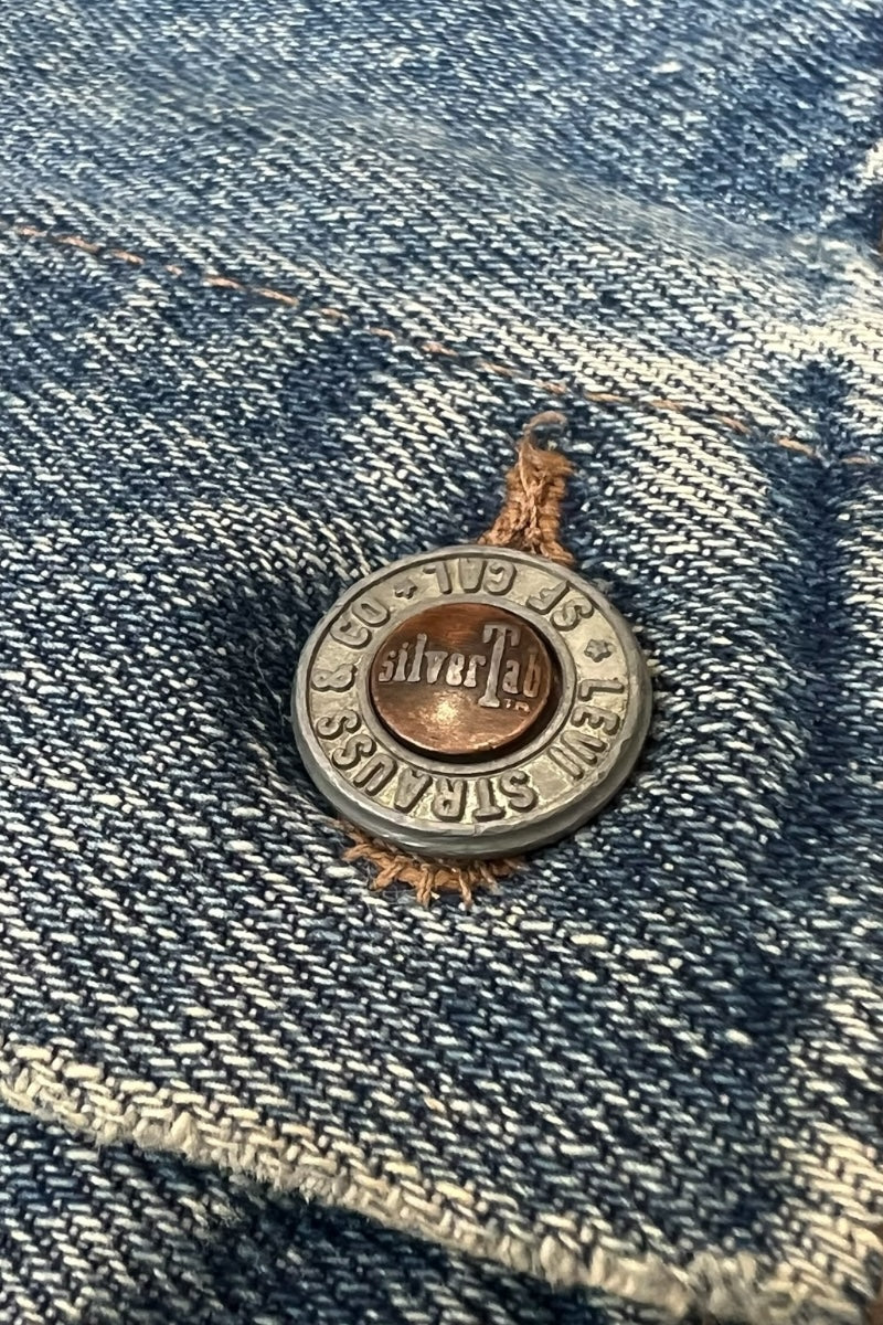 92'S SILVER TAB DENIM JACKET / INDIGO [SIZE: L USED]