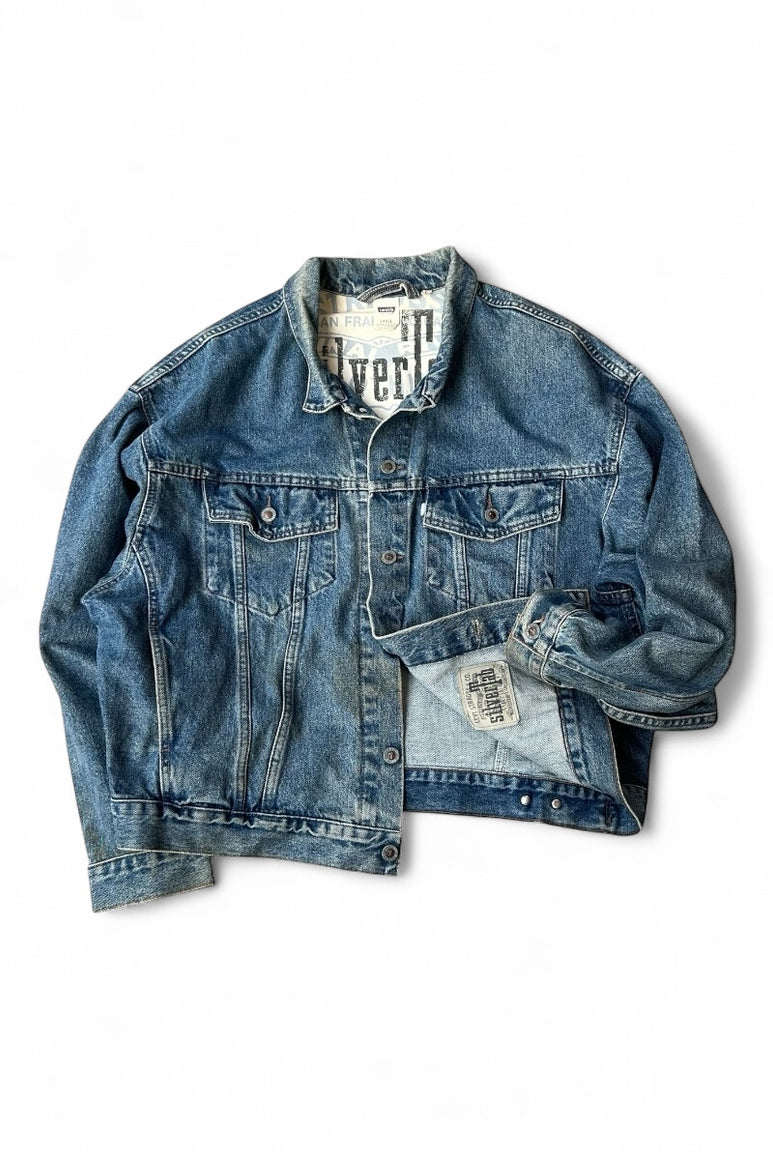 92'S SILVER TAB DENIM JACKET / INDIGO [SIZE: L USED]