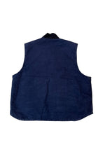 画像をギャラリービューアに読み込む, MADE IN USA Y2K 06&#39;S DUCK VEST CUSTOM W/QUILTING LINER / NAVY USA企画品 [SIZE: 2XL USED]
