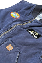 画像をギャラリービューアに読み込む, MADE IN USA Y2K 06&#39;S DUCK VEST CUSTOM W/QUILTING LINER / NAVY USA企画品 [SIZE: 2XL USED]
