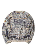 画像をギャラリービューアに読み込む, MADE IN ITALY PATTERN KNIT SWEATER / MULTI [SIZE: M USED]
