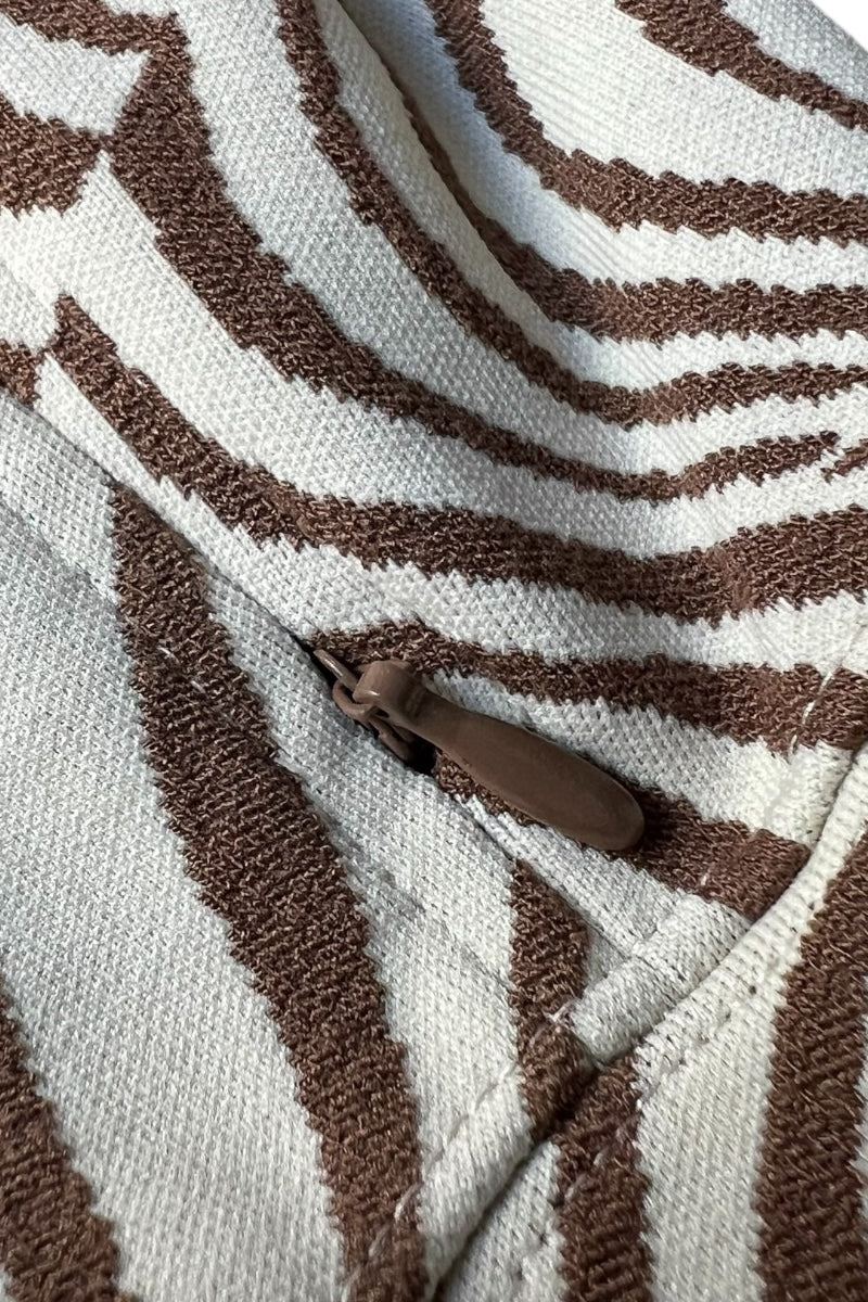 MADE IN PORTUGAL 21AW POP TURTLE NECK OPTIC / STRIPE [SIZE: XS DEADSTOCK/NOS]