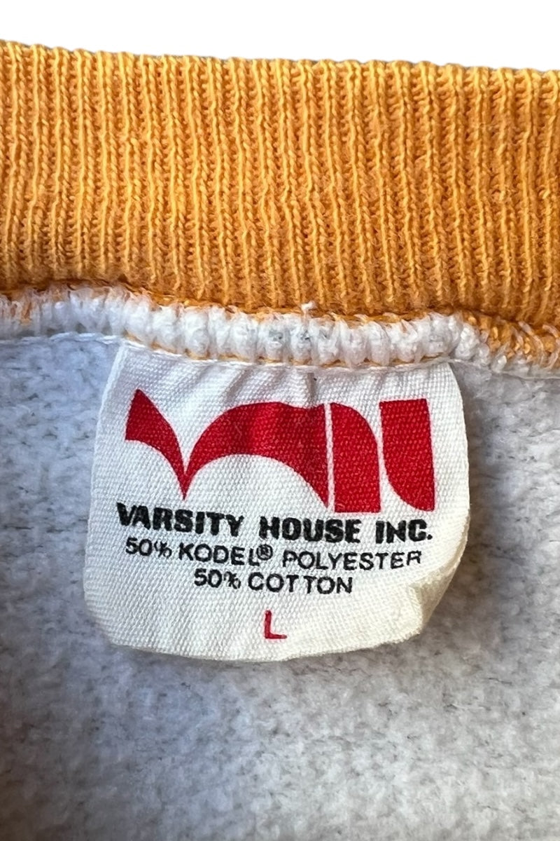 MADE IN USA 80'S MINNESOTA VIKINGS SWEATSHIRT / WHITE [SIZE: L USED]