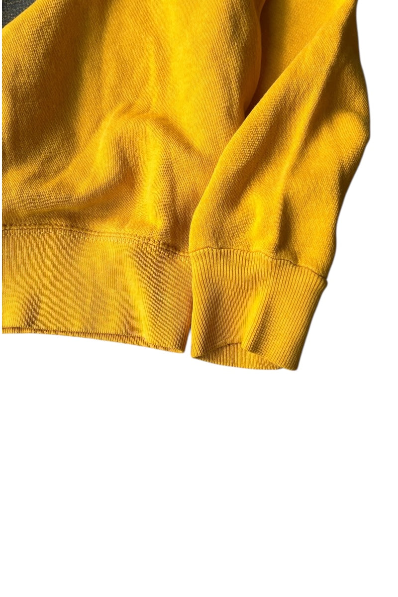 MADE IN USA 80'S PANTHERS SWEATSHIRT / YELLOW [SIZE: M USED]
