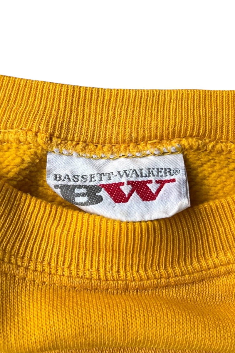 MADE IN USA 80'S PANTHERS SWEATSHIRT / YELLOW [SIZE: M USED]