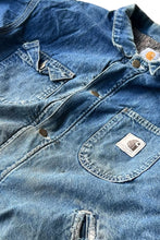 画像をギャラリービューアに読み込む, 80-90&#39;S DENIM JACKET W/BOA LINER / INDIGO [SIZE: L USED]
