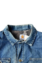 画像をギャラリービューアに読み込む, 80-90&#39;S DENIM JACKET W/BOA LINER / INDIGO [SIZE: L USED]
