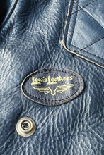 画像をギャラリービューアに読み込む, MADE IN ENGLAND EARLY 70&#39;S LEATHER GT MONZA / NAVY [SIZE: 38 USED]
