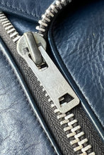 画像をギャラリービューアに読み込む, MADE IN ENGLAND EARLY 70&#39;S LEATHER GT MONZA / NAVY [SIZE: 38 USED]
