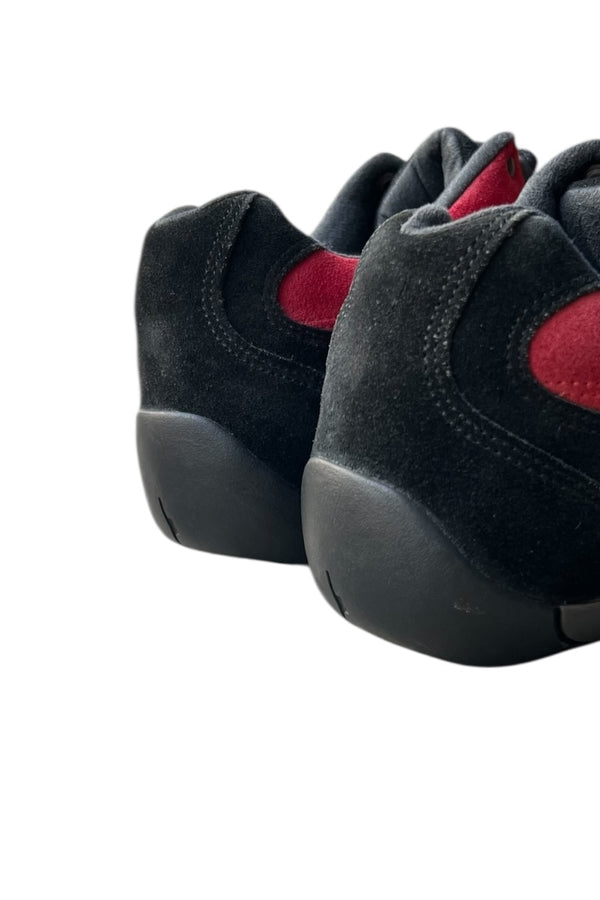 Y2K RACE LOW SUEDE LEATHER SNEAKERS / RED [SIZE: US9.0 (27cm) USED]