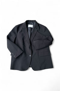 TAILORED JACKET / BLACK [SIZE: XS USED]