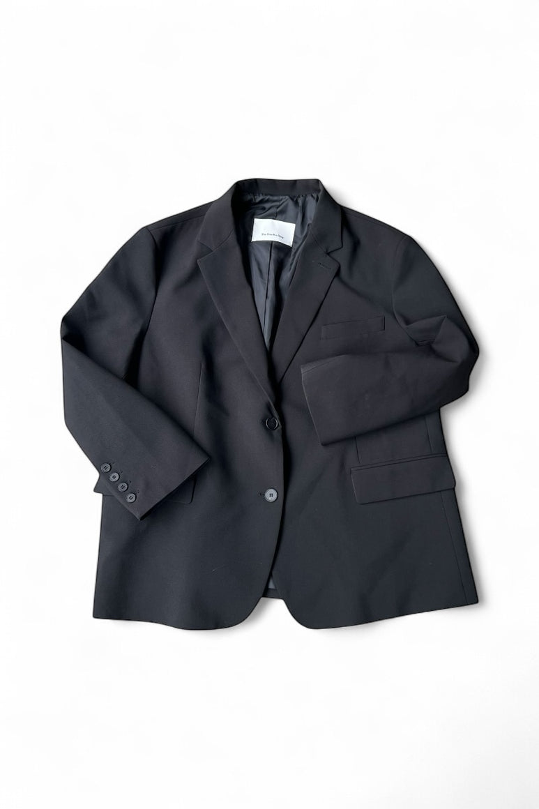 TAILORED JACKET / BLACK [SIZE: XS USED]