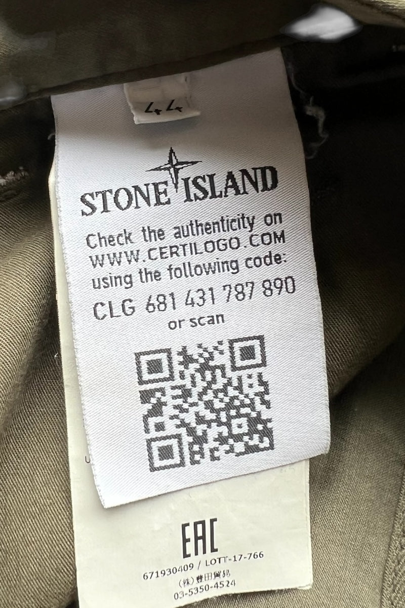 MADE IN ITALY MILITARY PANTS / KHAKI [SIZE: 44 USED]
