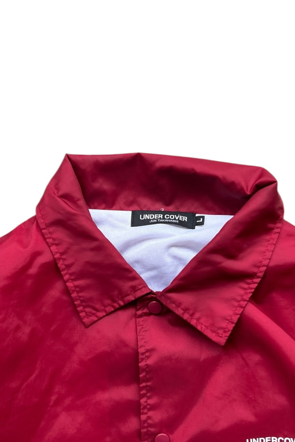 16'S REALMAD CHAOS ERA NYLON COACH JACKET / BURGUNDY [SIZE: L USED]