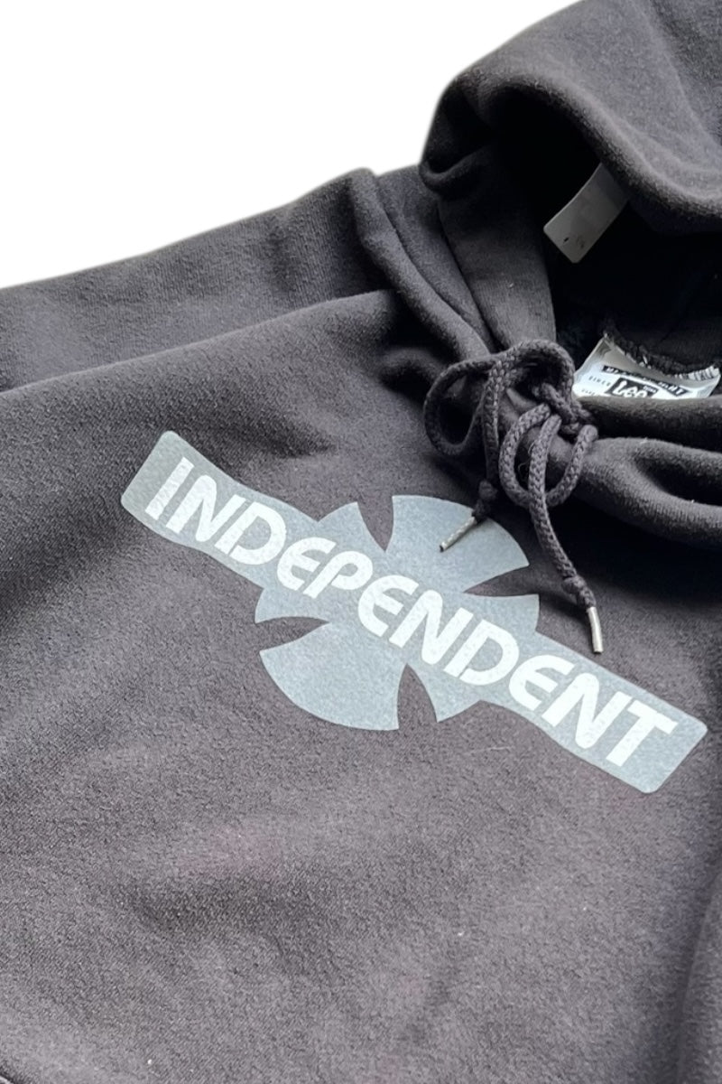 MADE IN USA 90'S INDEPENDENT SKATEBOARDING SWEATSHIRT / BLACK [SIZE: XL USED]