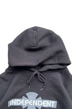画像をギャラリービューアに読み込む, MADE IN USA 90&#39;S INDEPENDENT SKATEBOARDING SWEATSHIRT / BLACK [SIZE: XL USED]
