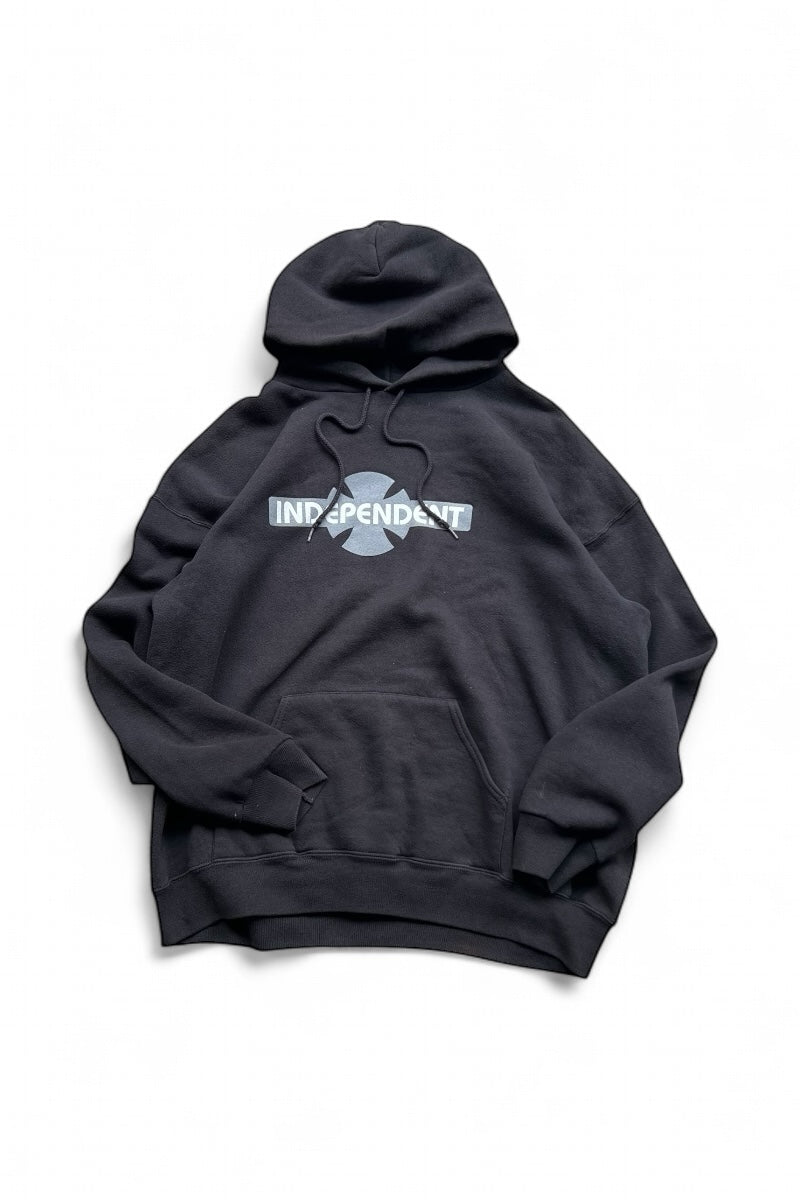 MADE IN USA 90'S INDEPENDENT SKATEBOARDING SWEATSHIRT / BLACK [SIZE: XL USED]
