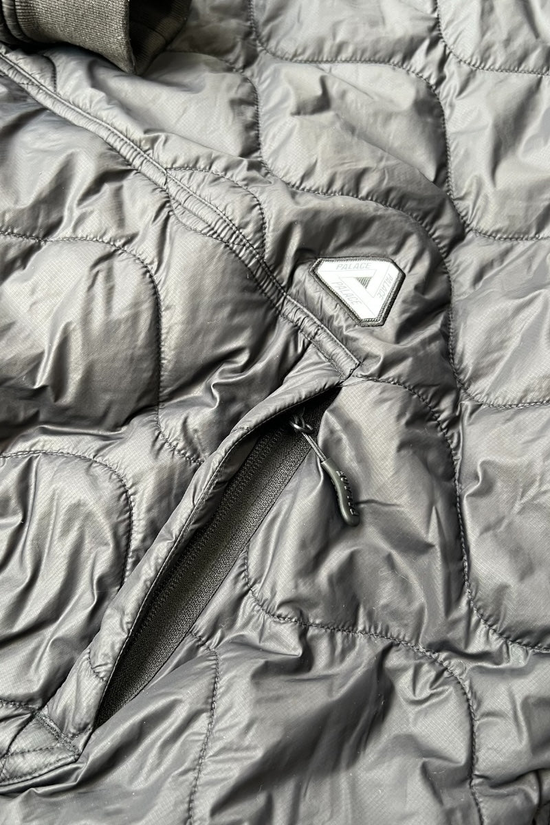22'S PERTEX-QUANTUM LITE HOODIE PUFF JACKET / BLACK [SIZE: L USED]
