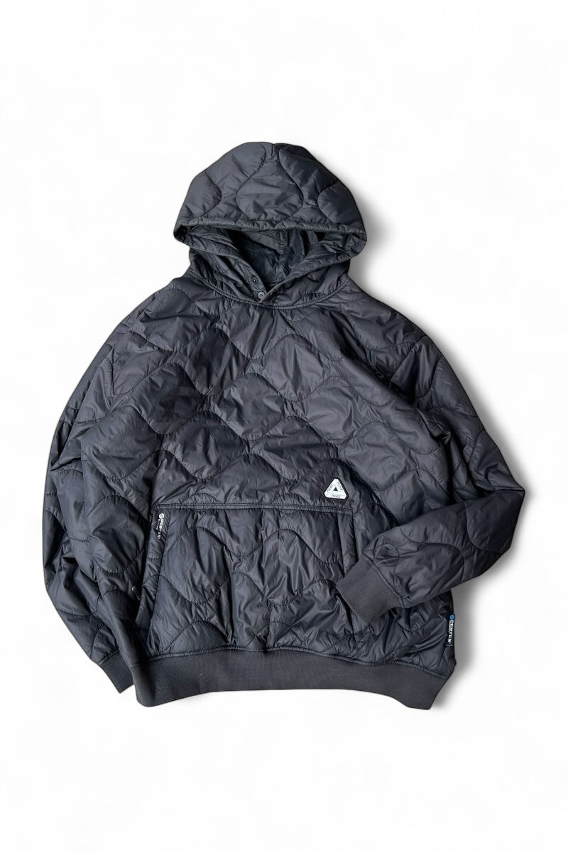 22'S PERTEX-QUANTUM LITE HOODIE PUFF JACKET / BLACK [SIZE: L USED]