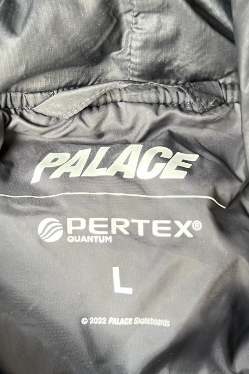 22'S PERTEX-QUANTUM LITE HOODIE PUFF JACKET / BLACK [SIZE: L USED]